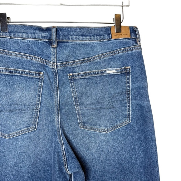 American Eagle Super High Rise Baggy Straight Strigid Women’s Jeans Sz 14 - Picture 10 of 10